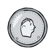 silver coin